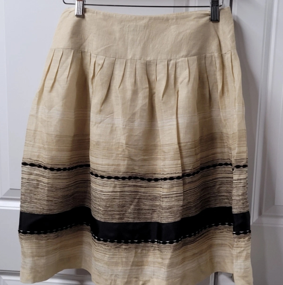 Alfani Skirt Midi Women's Size: 4P Petite Cute Silk Blend